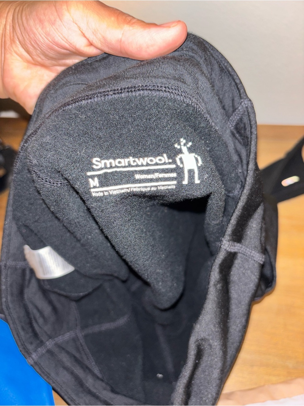 Smartwool Black Performance Leggings with Neon Logo - Picture 5 of 5